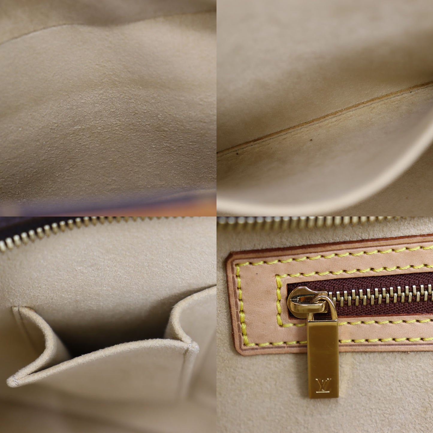 LOUIS VUITTON Cite GM HandBag Monogram M51181 #AH418