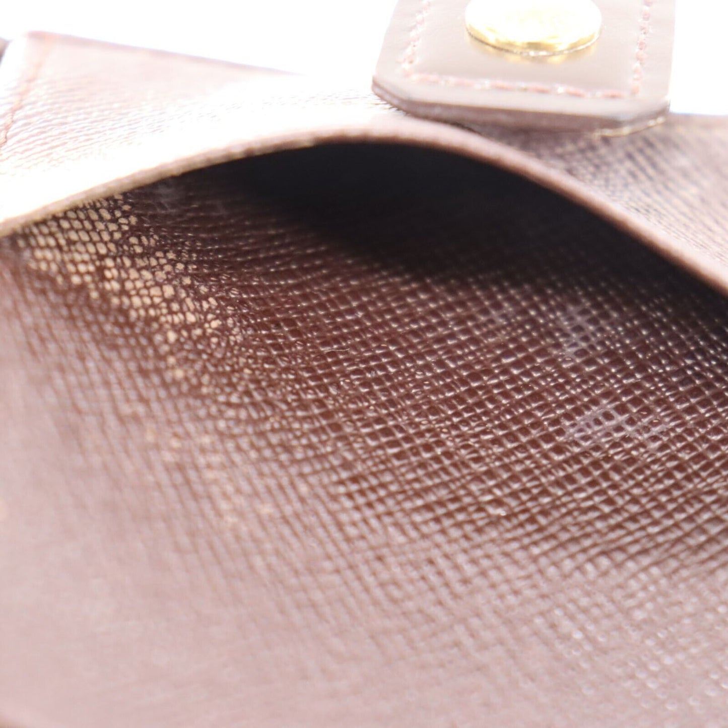 LOUIS VUITTON Compact Zip Bifold Wallet Damier Brown N61668 #AH287