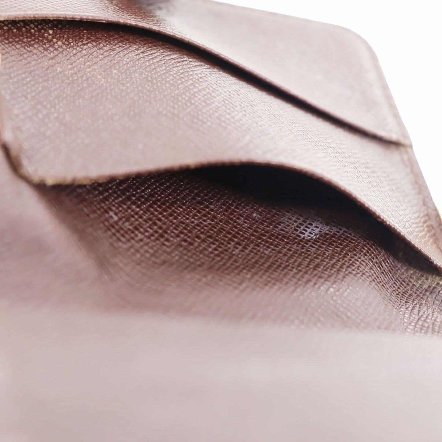 LOUIS VUITTON Compact Zip Bifold Wallet Damier Brown N61668 #AH287