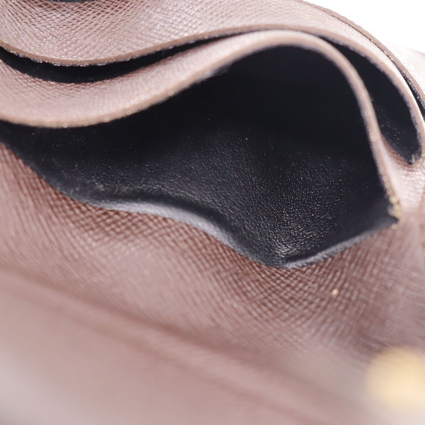 LOUIS VUITTON Compact Zip Bifold Wallet Damier Brown N61668 #AH287