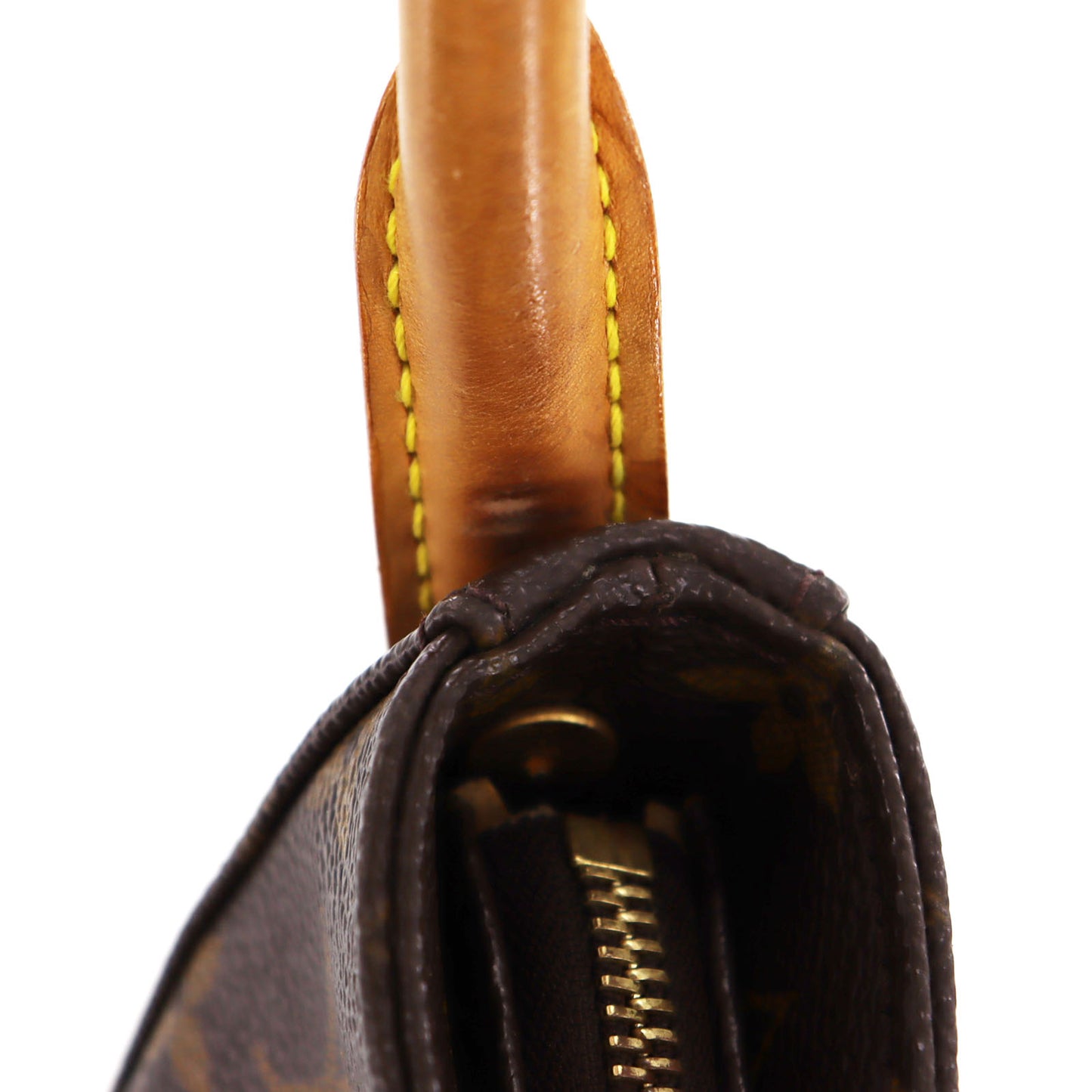 LOUIS VUITTON Looping GM Shoulder Bag Brown Monogram Canvas M51145 #AH431