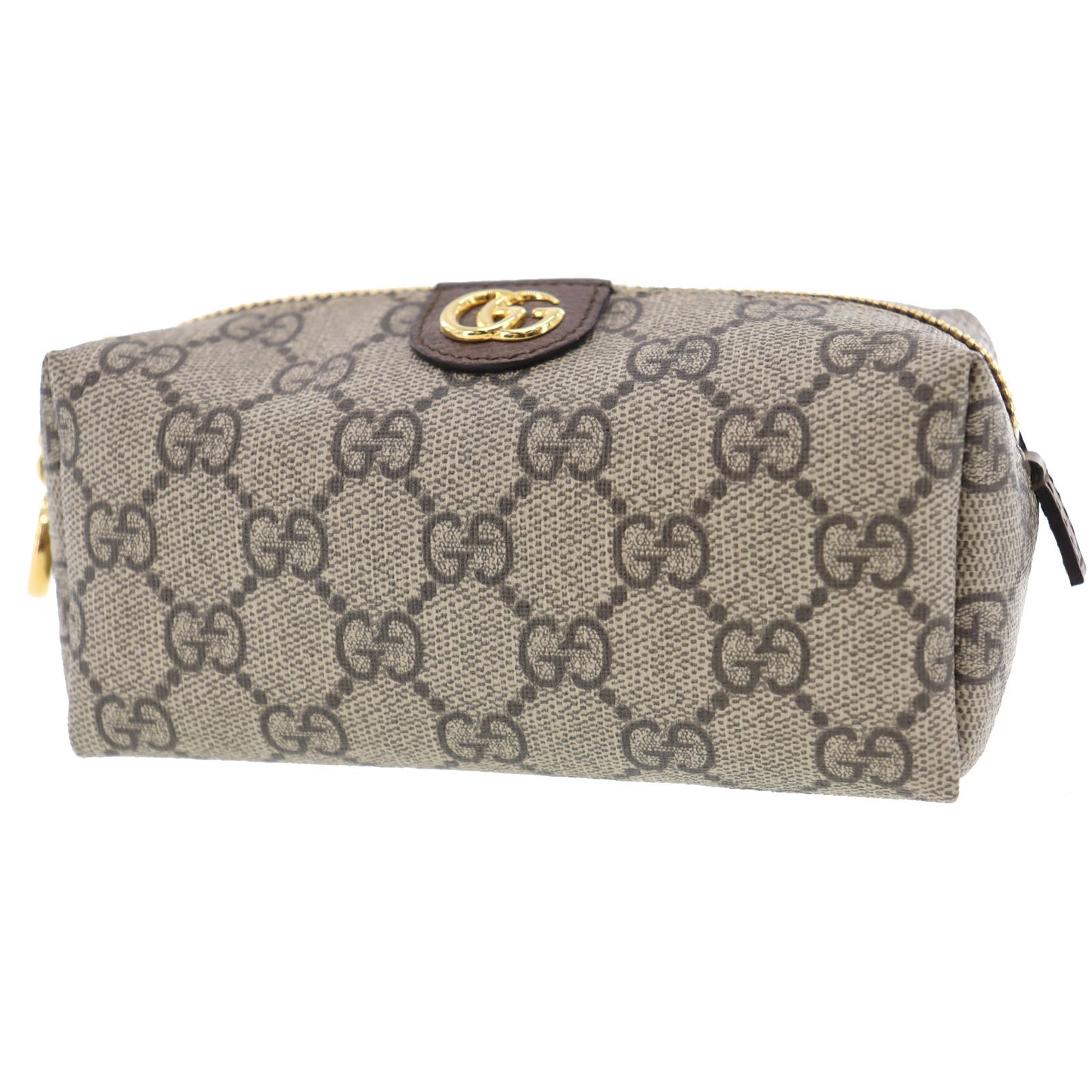 GUCCI Marment Pouch Brown PVC Leather #AG278