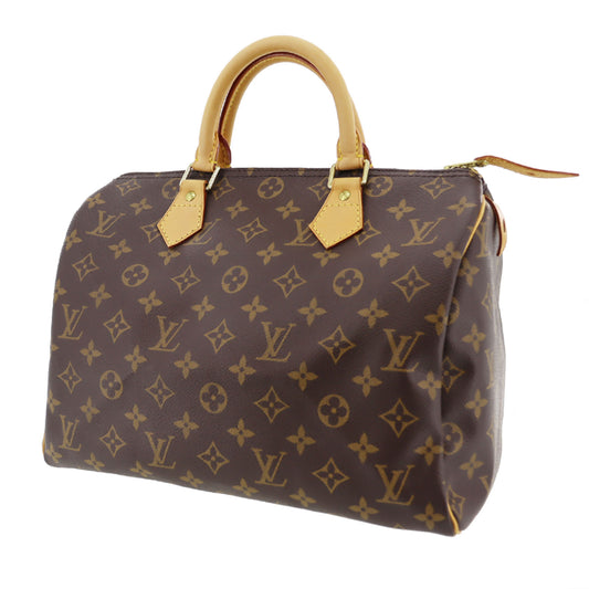 Louis Vuitton Speedy 30 Handbag Monogram Leather M41526 #AG976