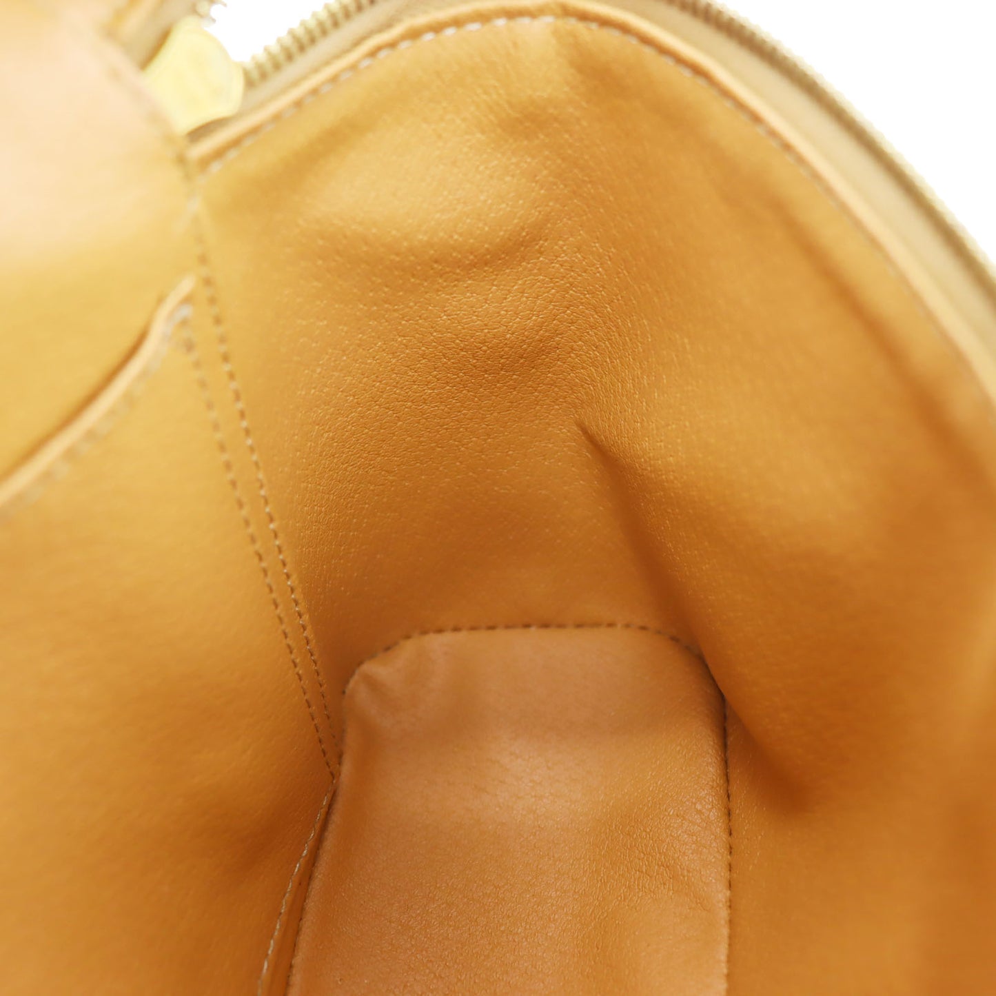 CELINE Macadam Pattern Shoulder HandBag Brown PVC Leather #AH220
