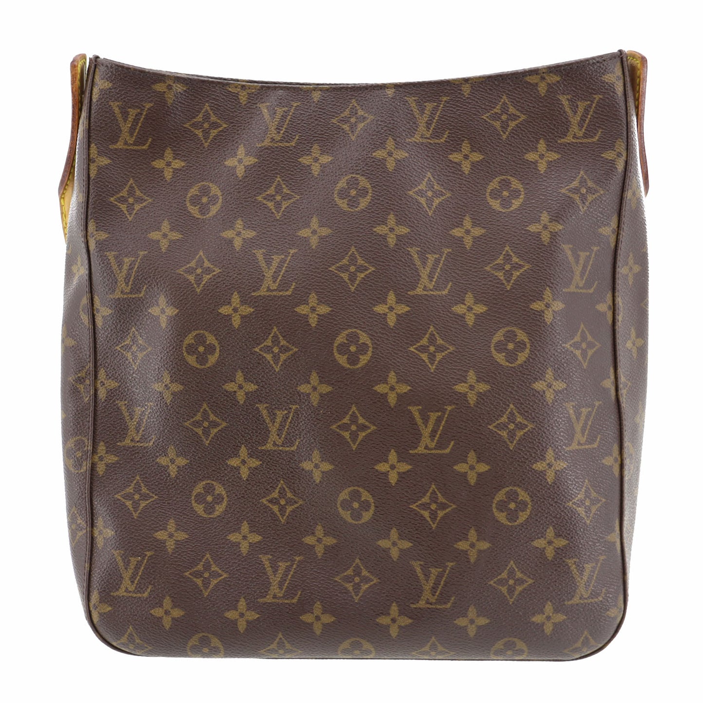 LOUIS VUITTON Looping GM Shoulder Bag Brown Monogram Canvas M51145 #AH431