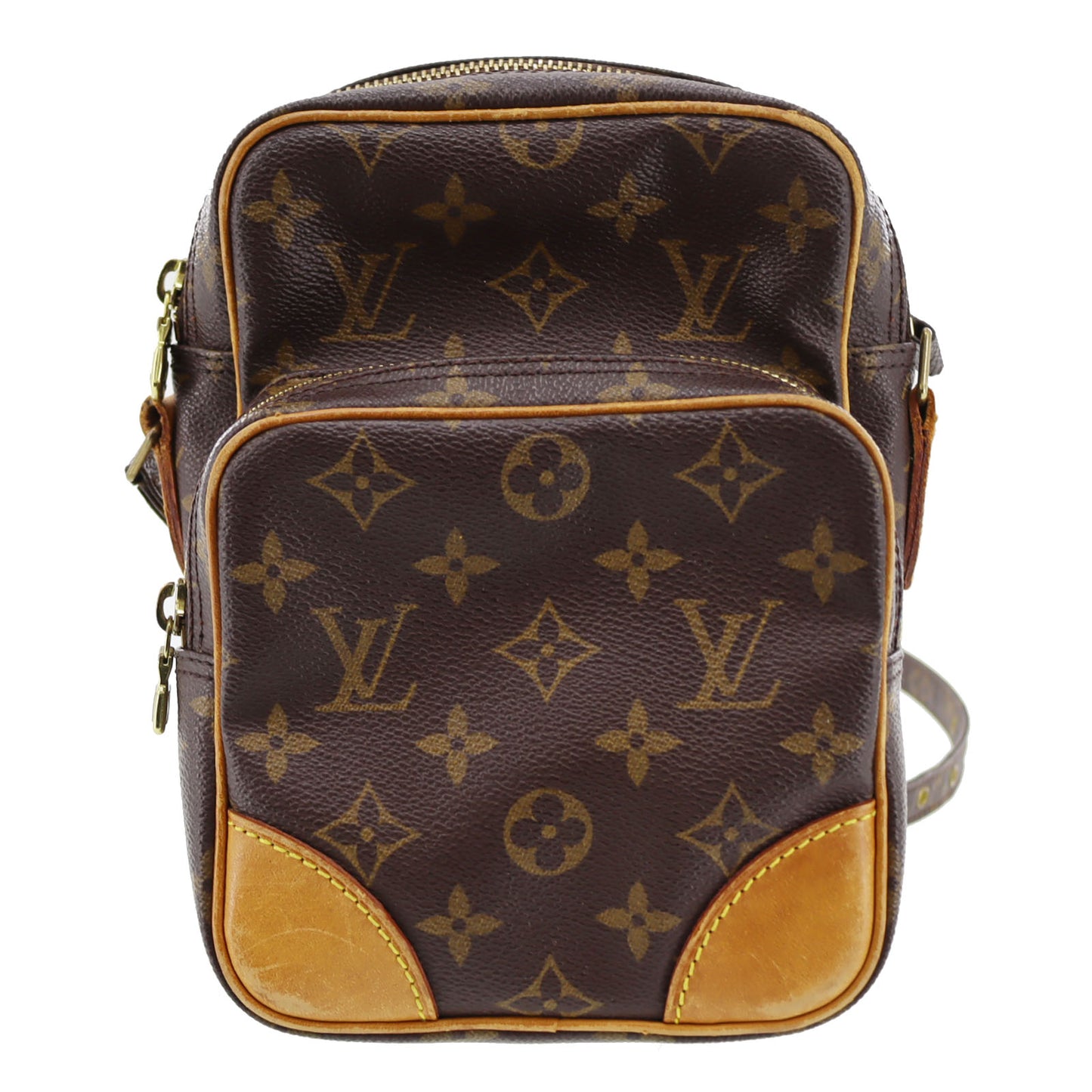 LOUIS VUITTON Amazon Shoulder Bag Monogram Brown M45236 #AG878