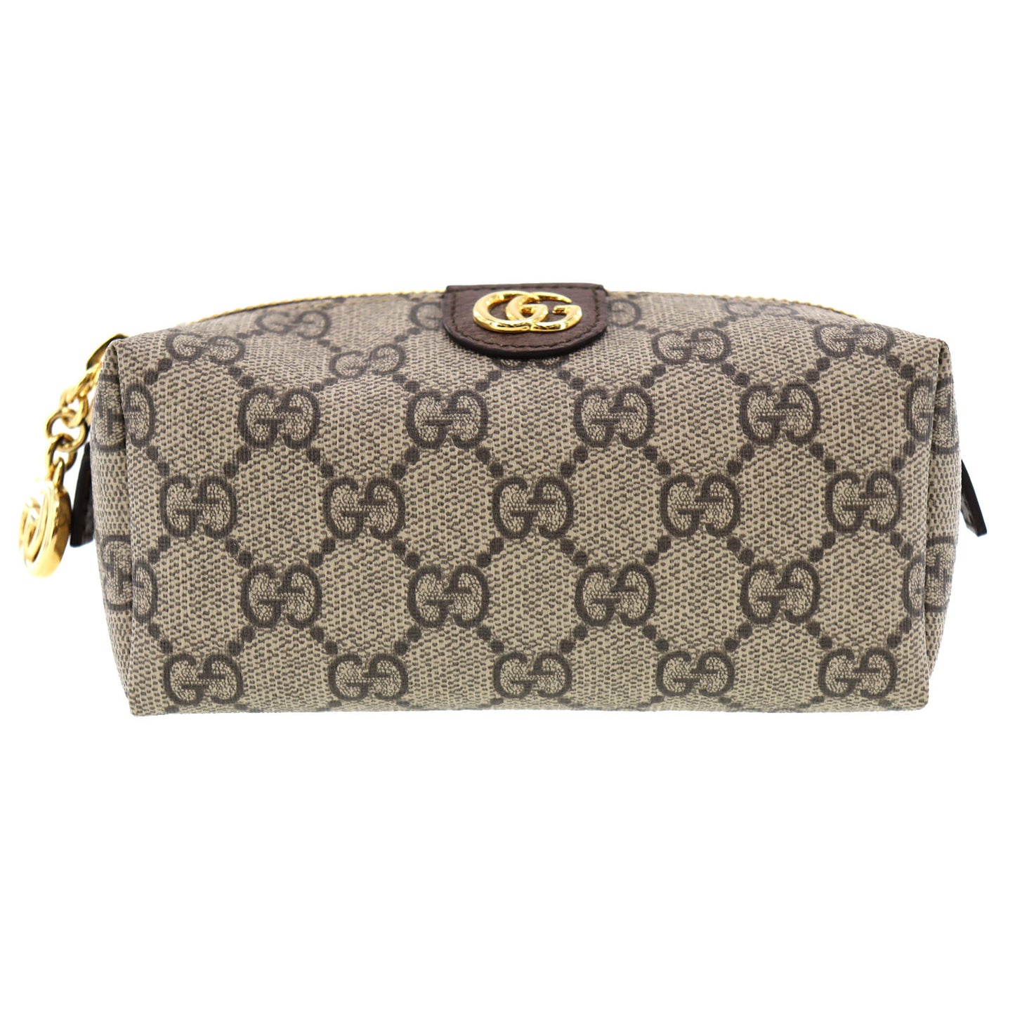 GUCCI Marment Pouch Brown PVC Leather #AG278