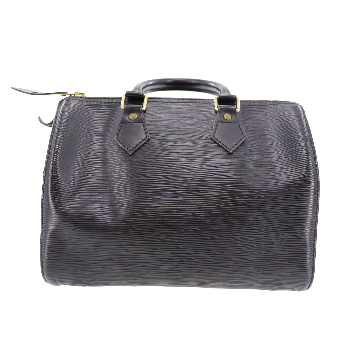LOUIS VUITTON Speedy 25 Handbag Epi Leather Black M59032 #AG470