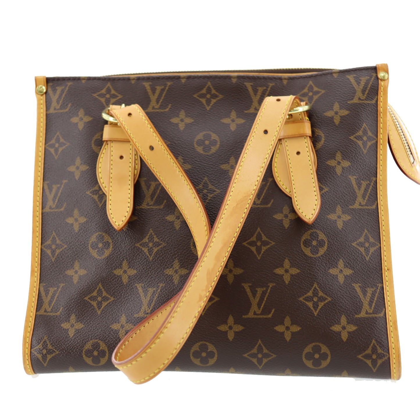 LOUIS VUITTON Popincourt Haut Tote Handbag Monogram Leather M40007 #AF75