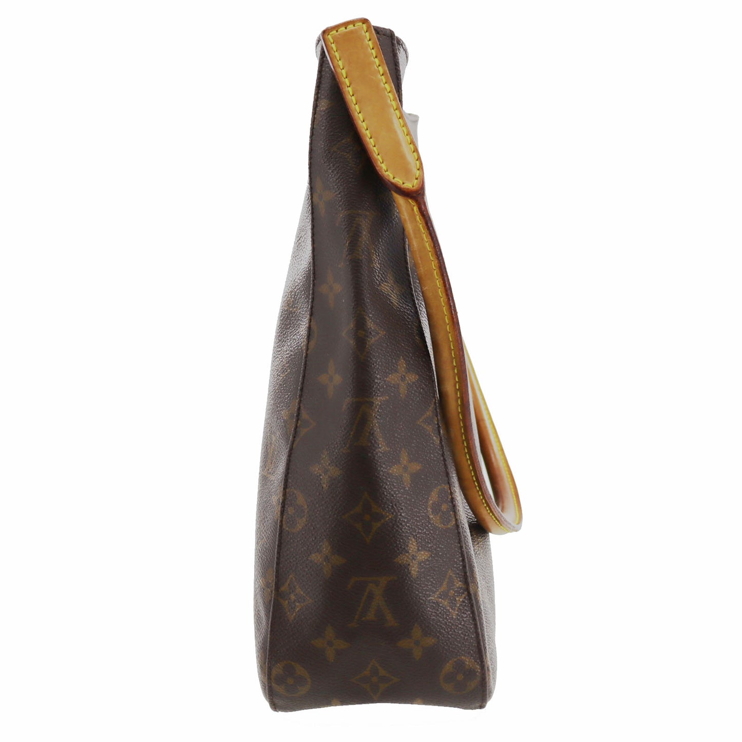 LOUIS VUITTON Looping GM Shoulder Bag Brown Monogram Canvas M51145 #AH431