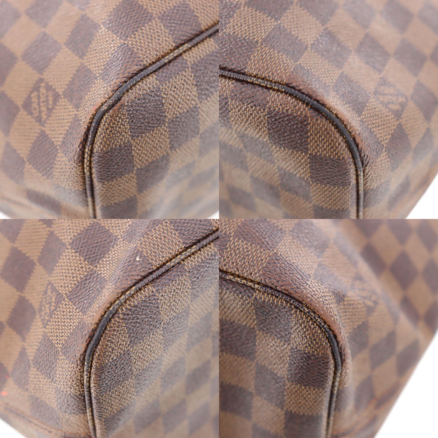 LOUIS VUITTON Neverfull MM Shoulder Tote Bag Damier Brown N41358 #AG499