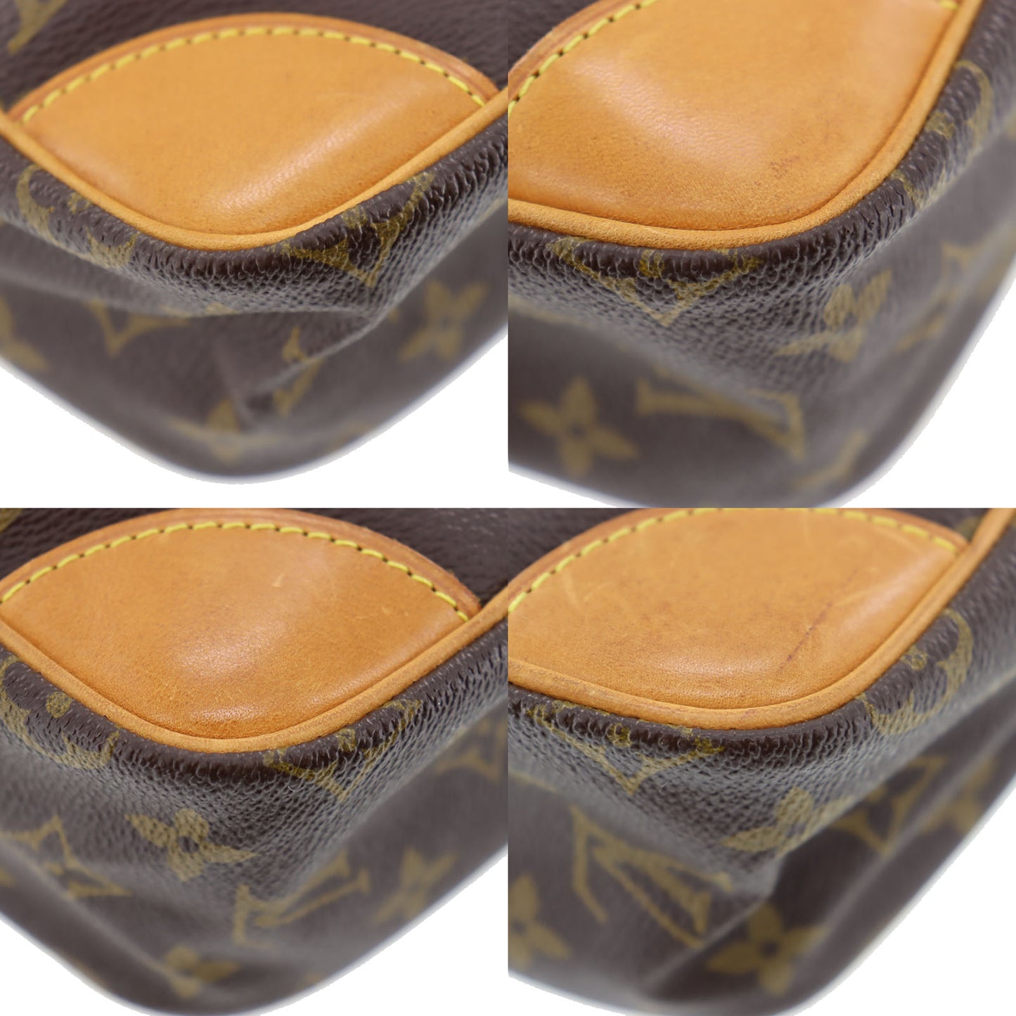 LOUIS VUITTON Danube GM Shoulder Bag Monogram Brown M45262 #AG223