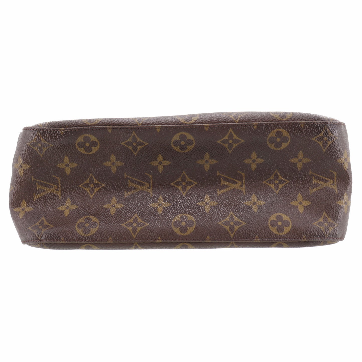 LOUIS VUITTON Looping GM Shoulder Bag Brown Monogram Canvas M51145 #AH431