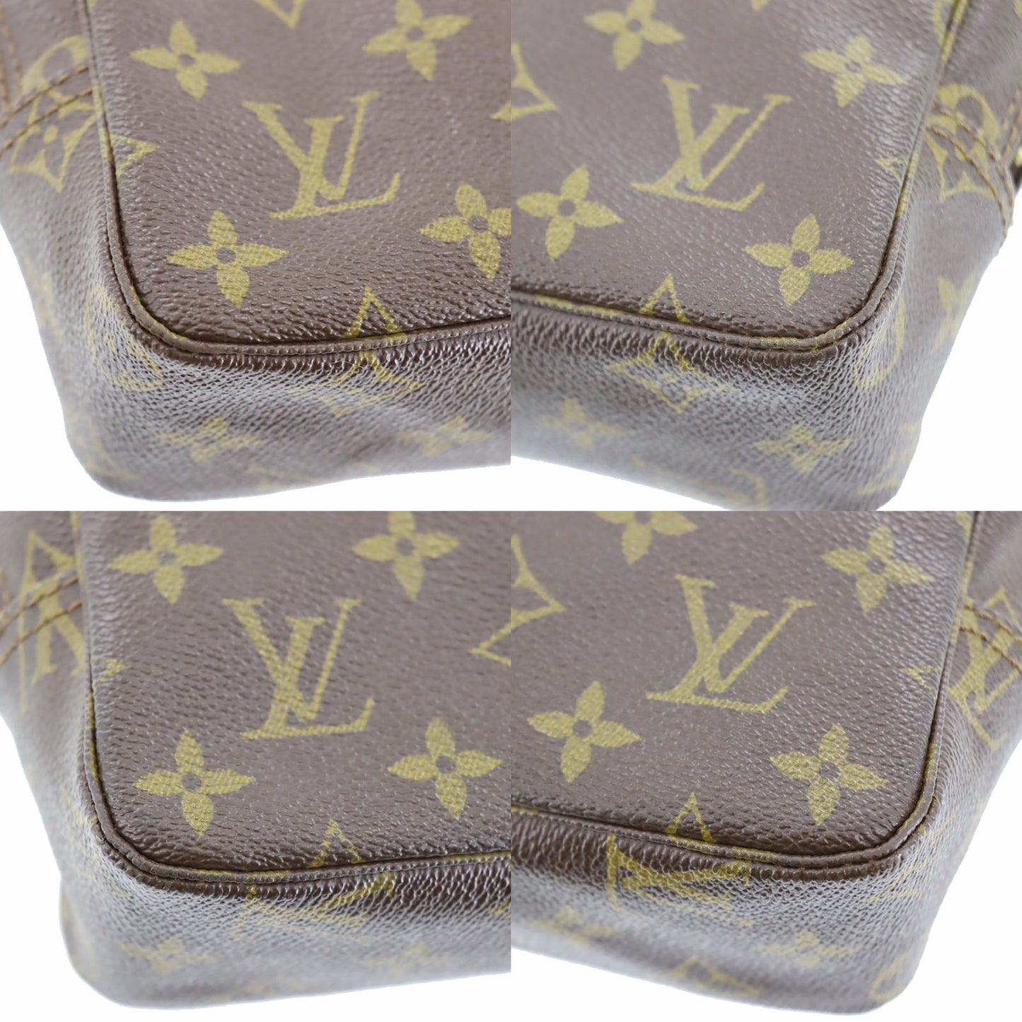 LOUIS VUITTON Trousse Toilette 23 Clutch Pouch Bag Monogram M47524 #BQ961