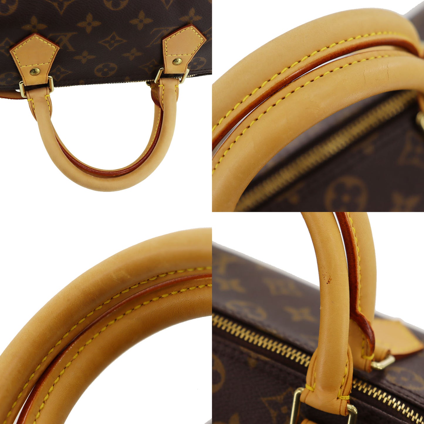 Louis Vuitton Speedy 30 Handbag Monogram Leather M41526 #AG976