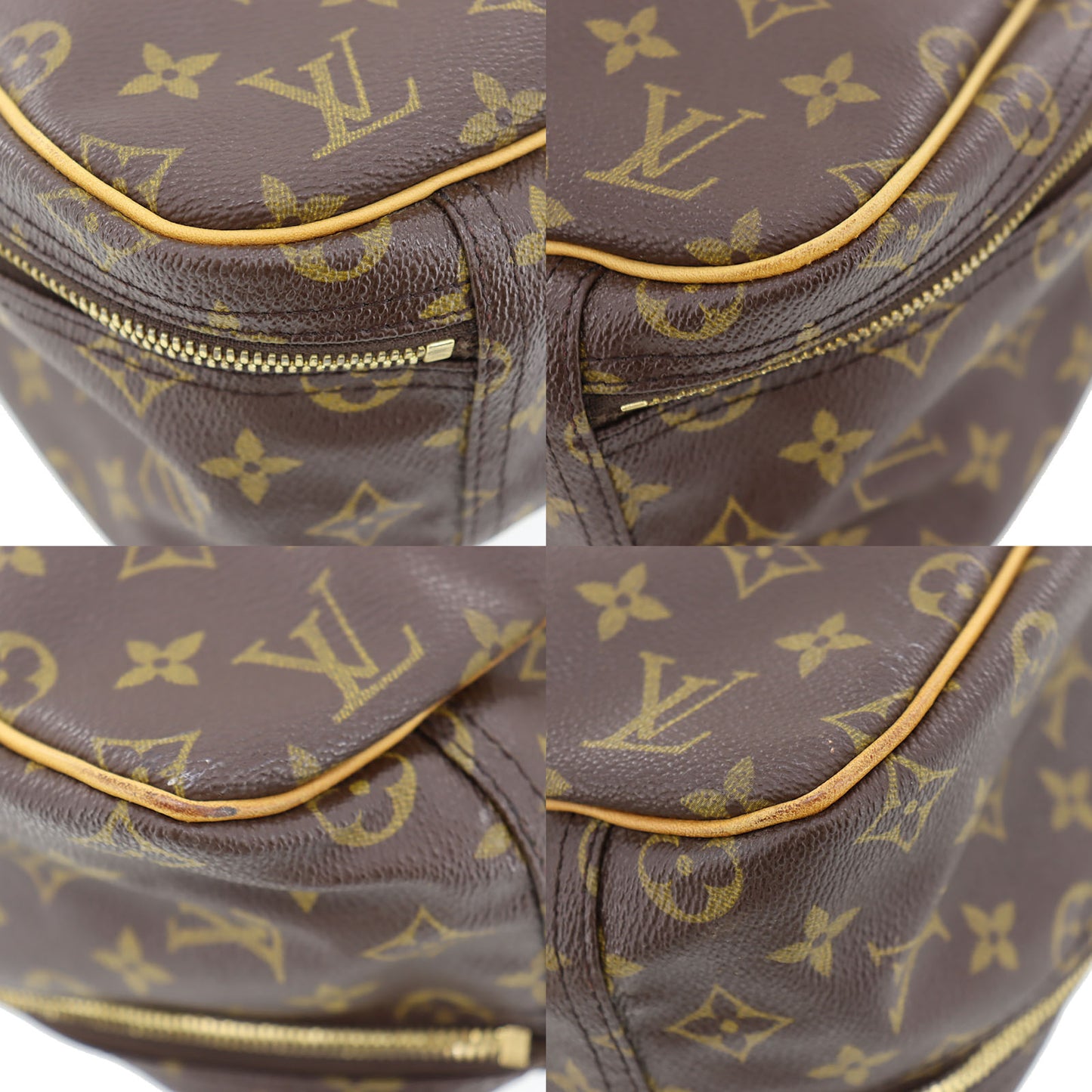 Louis Vuitton Excursion Handbag Monogram Canvas Leather M41450 #BS1