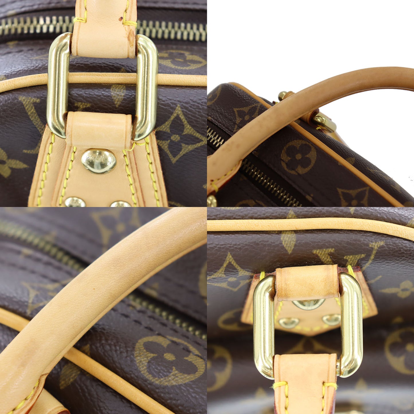 LOUIS VUITTON Manhattan PM HandBag Monogram Canvas M40026 #BL91