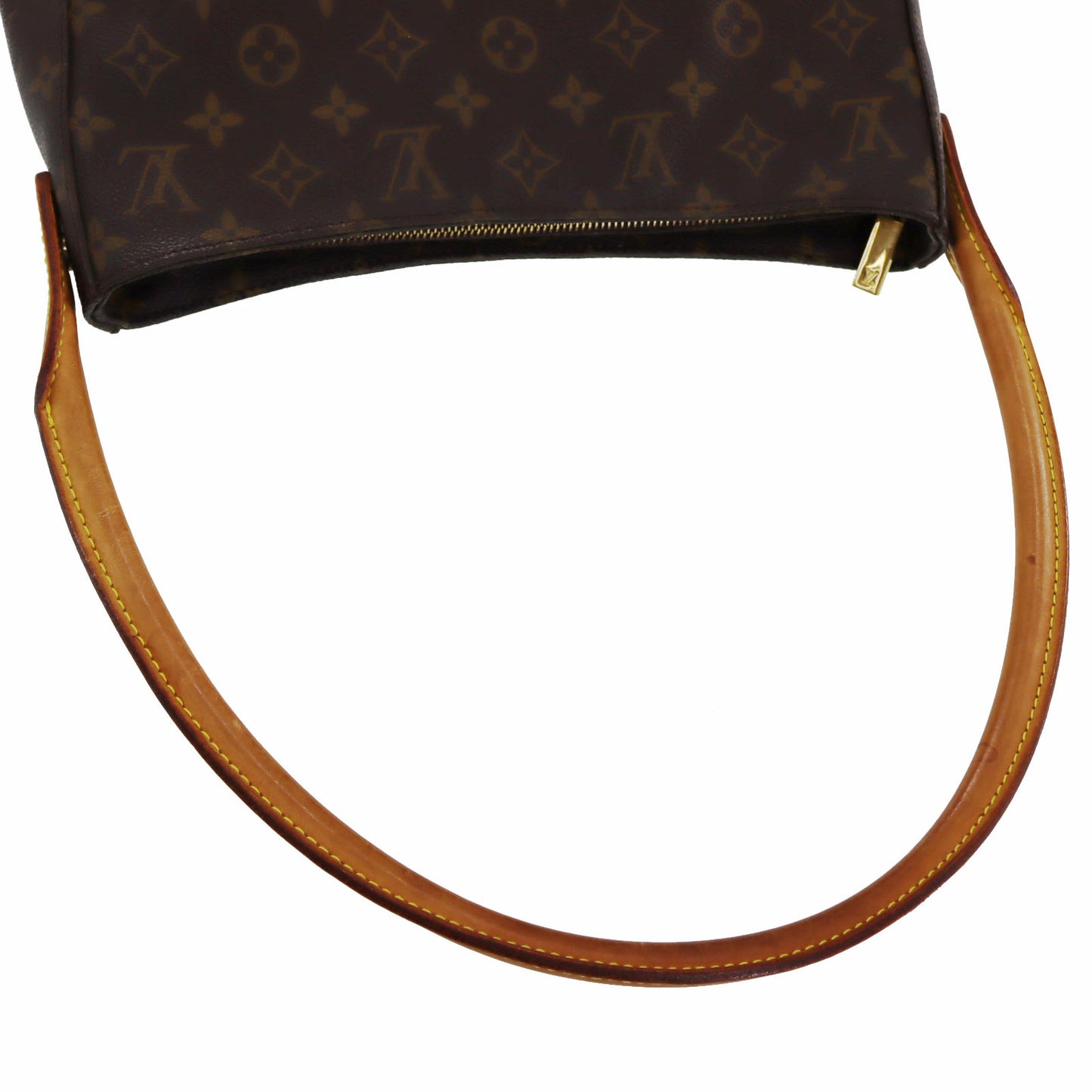 LOUIS VUITTON Looping GM Shoulder Bag Brown Monogram Canvas M51145 #AH431