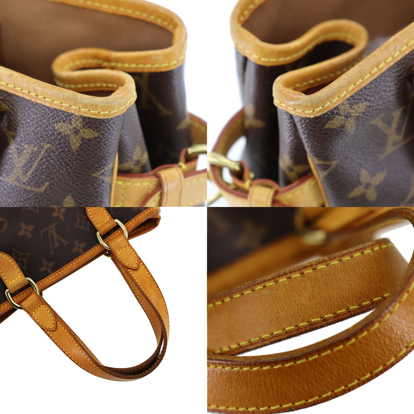 LOUIS VUITTON Batignolles Tote Handbag Monogram Leather M51156 #BO6
