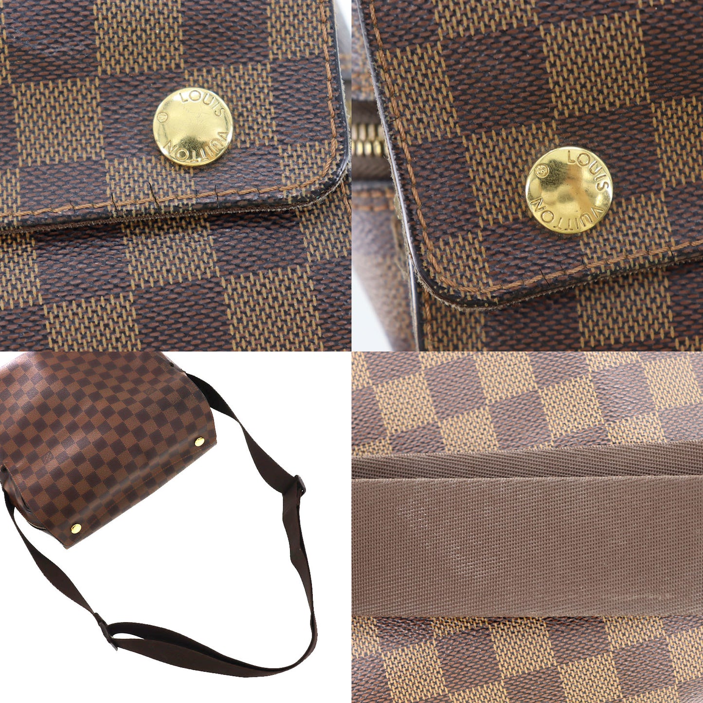 LOUIS VUITTON Naviglio Shoulder Cross Body bag Damier N45255 #AG666