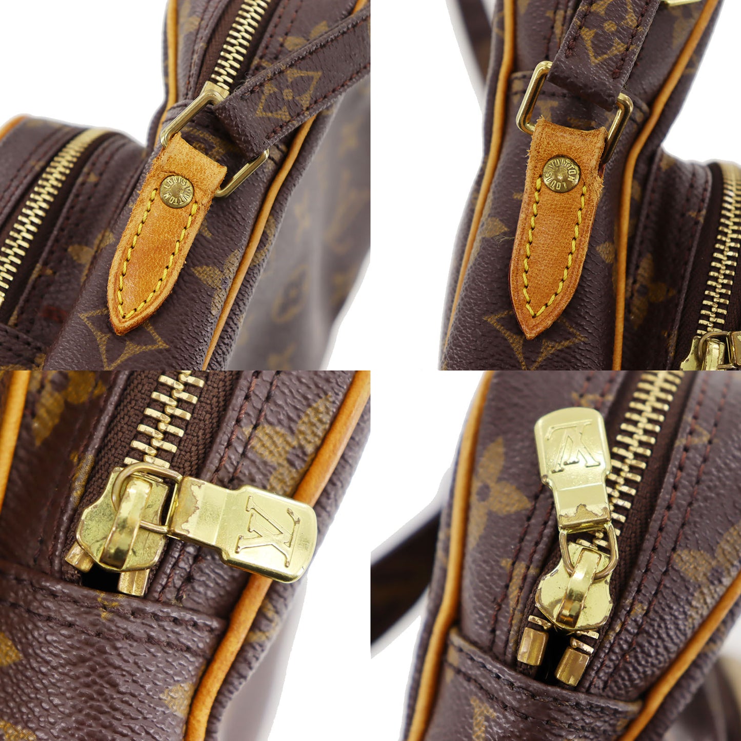 LOUIS VUITTON Amazon Shoulder Bag Monogram Brown M45236 #AG878