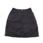 FENDI Zucca Reversible Skirt Nylon Black Brown #BU705