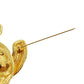 CHANEL CC Logos Matelasse Pin Brooch Gold Plated 1152 #AH139