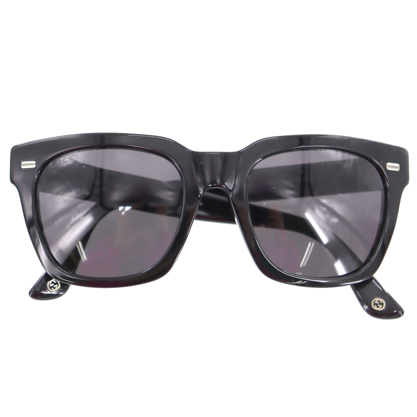 Gucci Sunglasses Black Plastic Eyewear #AH554