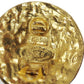 CHANEL CC Logos Round Gold Clip-On Circle Earrings 2853 #BR163