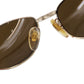 FENDI Used Sunglasses Brown Eye Wear Vintage Italy #DA838