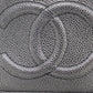 CHANEL CC Handbag Vanity Black Caviar Skin Leather #AH720