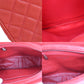 CHANEL CC Handbag Red Caviar Skin Leather #CD84