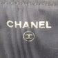 CHANEL CC Logos Coin Purse Black Caviar Skin Leather #CT227
