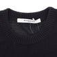 GIVENCHY Long Sleeve Knit Sweater Tops Italy Black 100% Wool #AH527