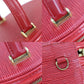 LOUIS VUITTON LV Cannes Handbag Red Epi M48037 #BY268