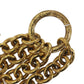 CHANEL Matelasse Bag Chain Long Necklace Gold #CW639