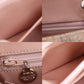 CHANEL Matelasse Used Shoulder Bag Crossbody Pink Tweed Canvas #BN932