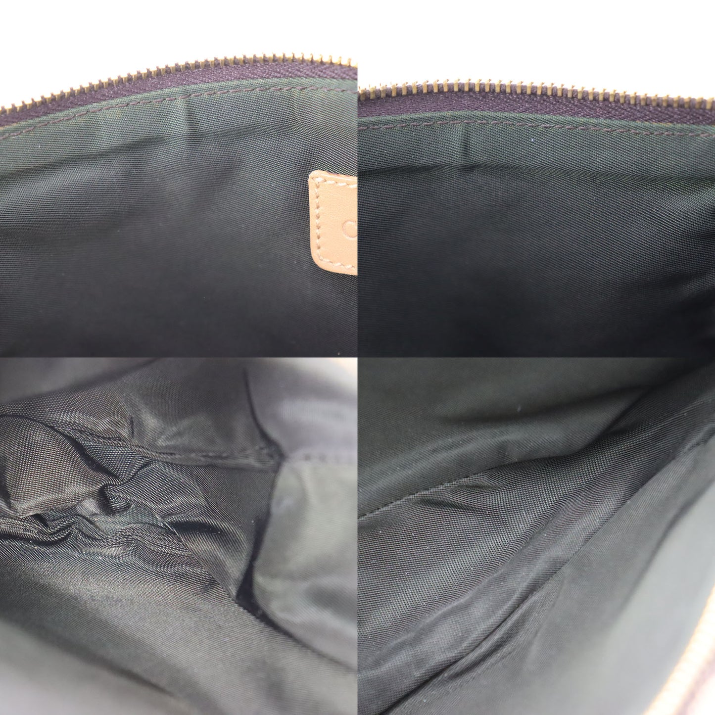 Christian Dior Trotter Saddle Bag Handbag Brown Canvas #CT50