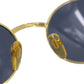 GIANNI VERSACE Sunglasses Black Gold Eye Wear #CX132