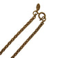 CHANEL Logos Chain Necklace Gold #BE258