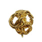 CHANEL CC Logos Earrings Gold Clip-On #CG516