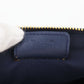 Christian Dior Trotter Saddle Handbag Navy Canvas #CP165