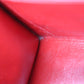HERMES Mini Kelly 20 Used Shoulder Red Ostrich Leather #CN343