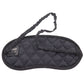 CHANEL Eye Sleep Mask & Pouch Set Black Silk #AH656