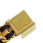 CHANEL Premiere Discontinued Wristwatches XL Gold Black Quartz #CN90