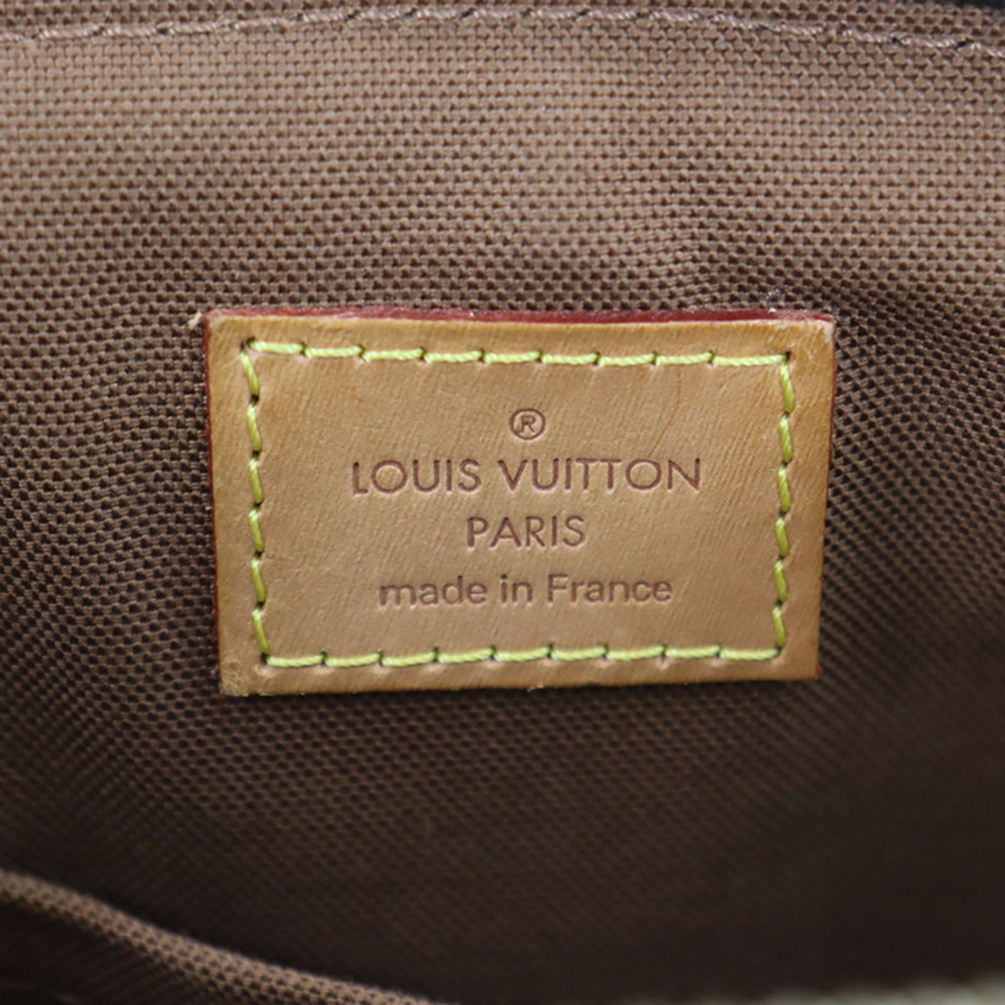 LOUIS VUITTON LV Tivoli PM Handbag Monogram Brown M40143 #BZ815