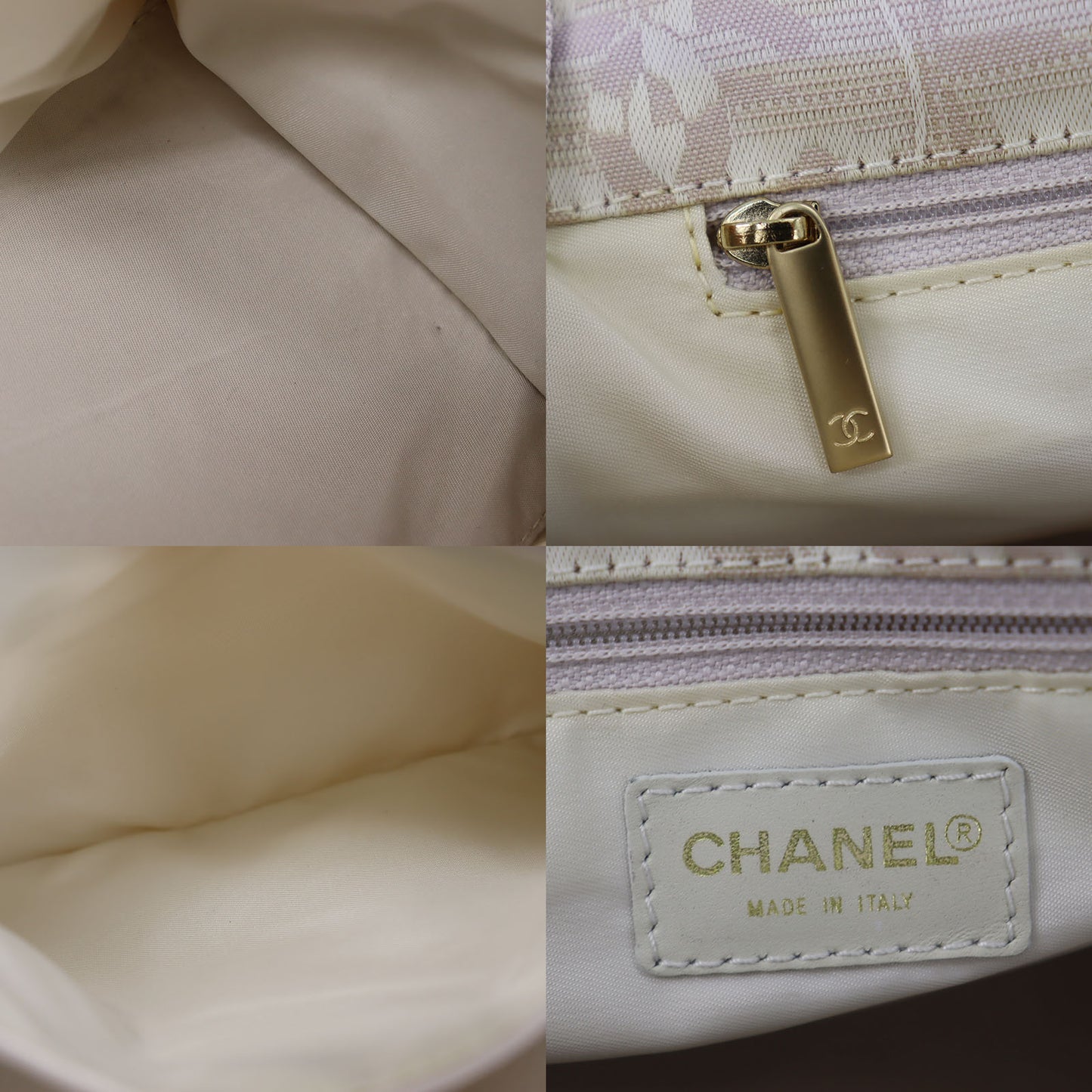 CHANEL New Travel Line Baby Pink Tote Handbag Nylon #CN8