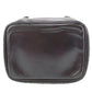 CHANEL Bicolore Handbag Vanity Pouch Black Lambskin #AH600