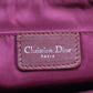 Christian Dior Trotter Handbag Bordeaux Canvas #CG954