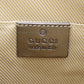 GUCCI Original GG Canvas Used Small Handbag Gold Italy Vintage #AG940